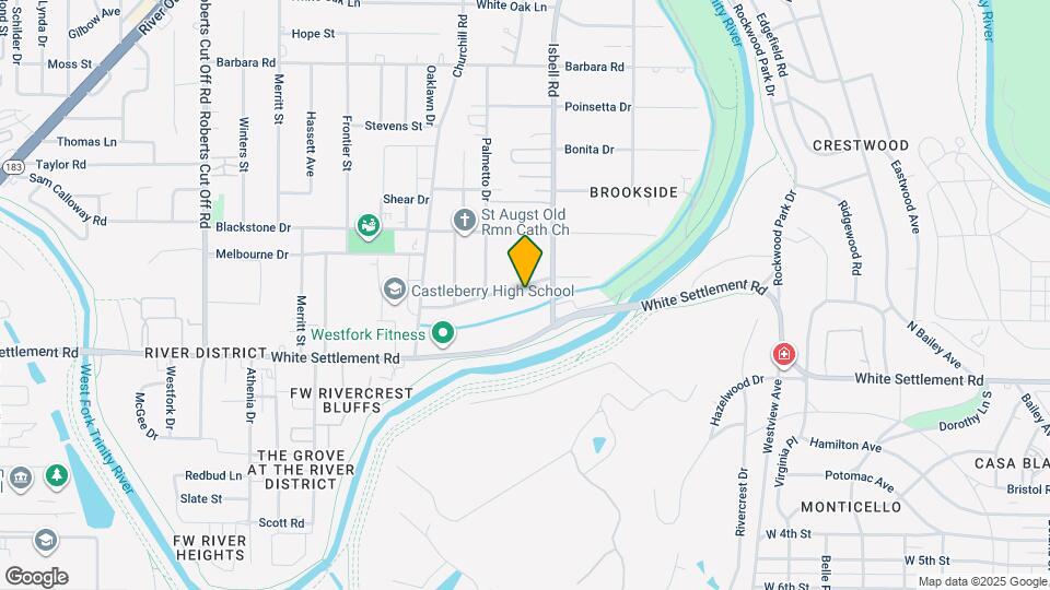 4523 Rockwood Dr Map and Location Details