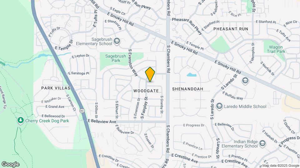 15031 E Chenango Ave Mapa y Detalles de la Ubicación