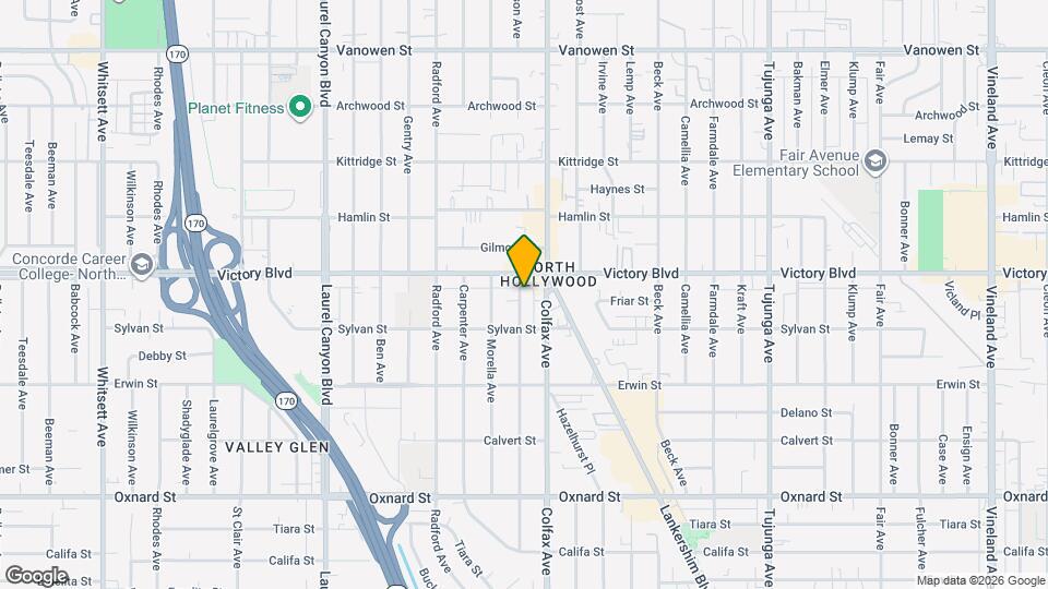6336 1/2 Simpson Ave, Unit 6336 1/2 Simpson Map and Location Details
