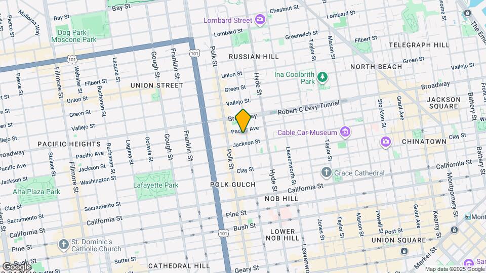1831 Larkin St Map and Location Details