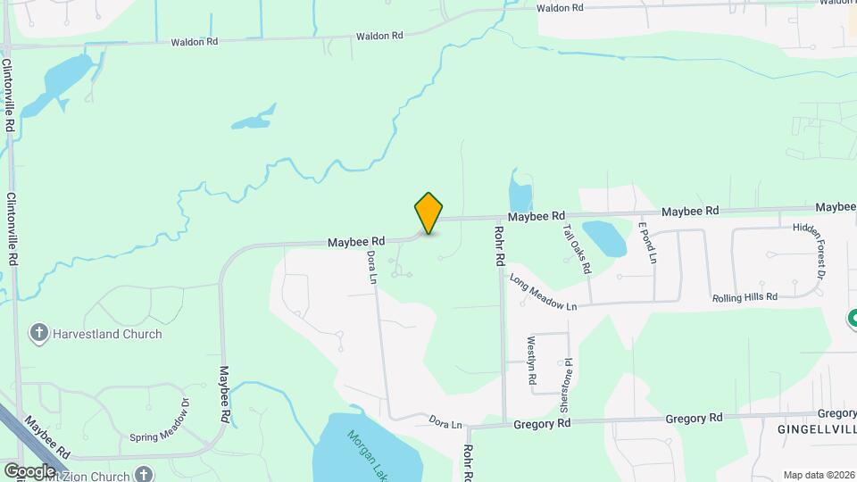 4495 Maybee Rd Map and Location Details