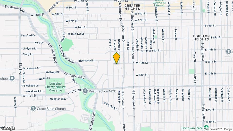 1646 W 13th St Map and Location Details
