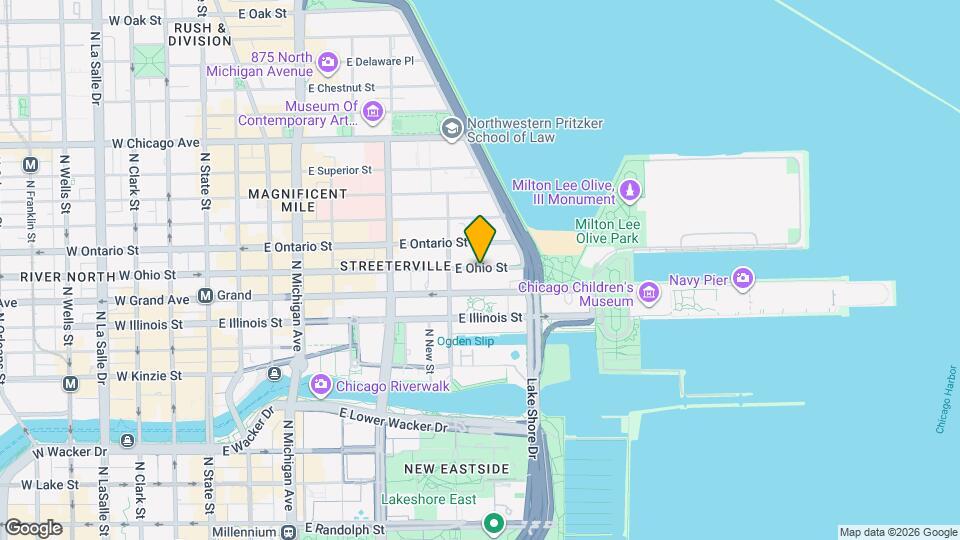 449 E Ohio St-Unit -1985 Mapa y Detalles de la Ubicación