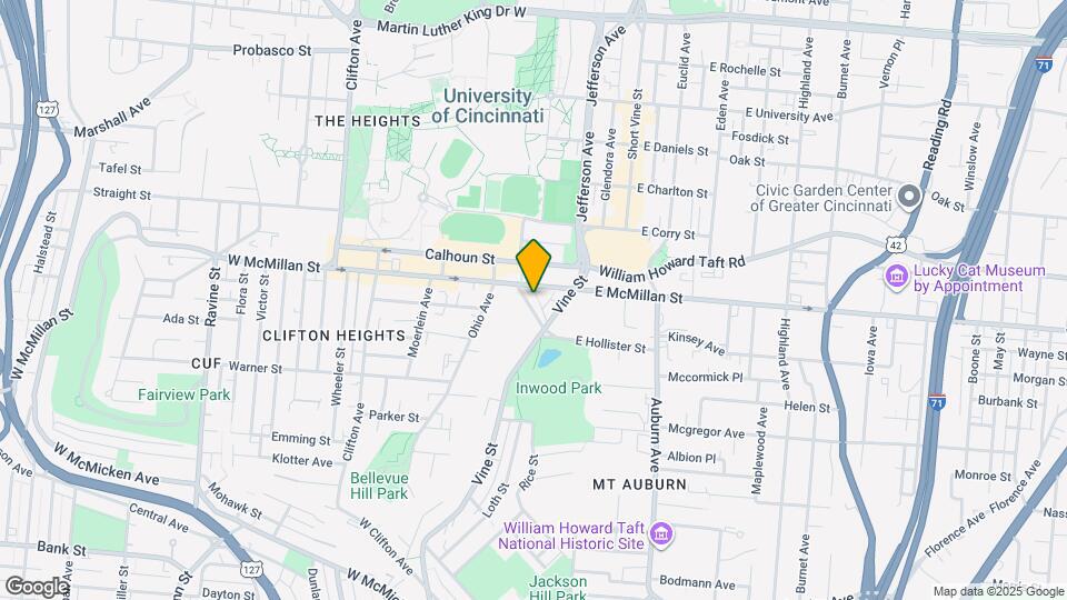 22-24 W Hollister St Map and Location Details