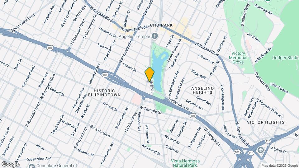 614 Belmont Ave Mapa y Detalles de la Ubicación