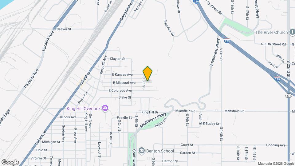 608 E Missouri Ave Map and Location Details