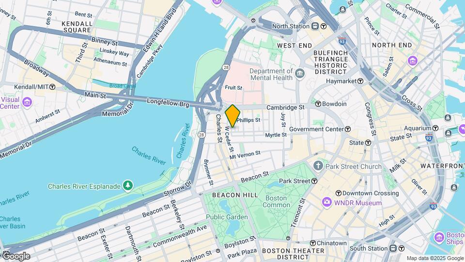 83 Revere St, Unit B Map and Location Details