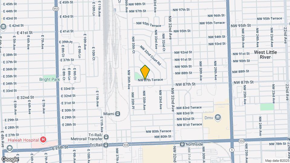 3440 NW 87th Terrace Map and Location Details