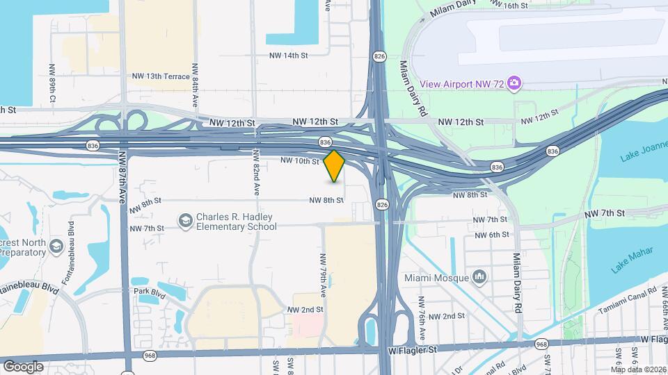 7955 NW 8th St, Unit MS Map and Location Details