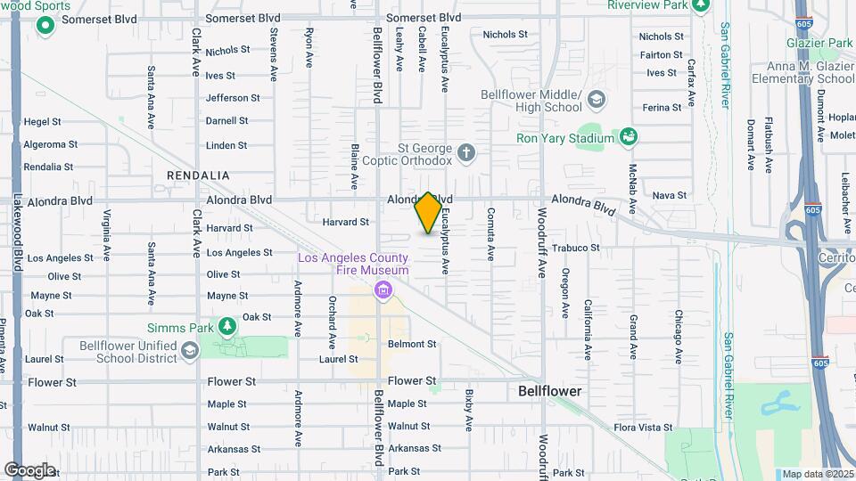 16131 Eucalyptus Ave Map and Location Details