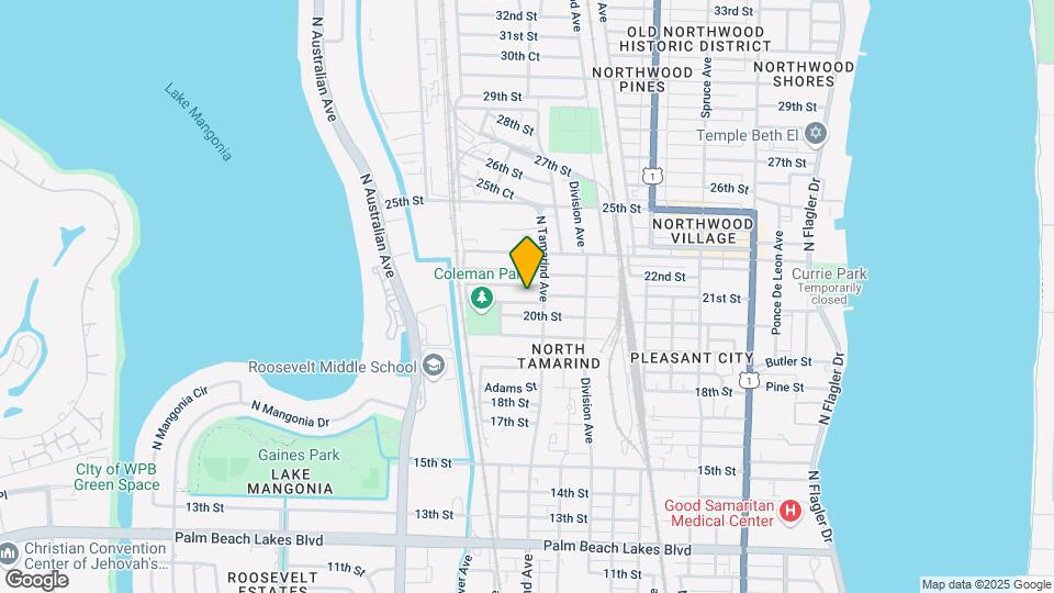 1019 21st St Map and Location Details
