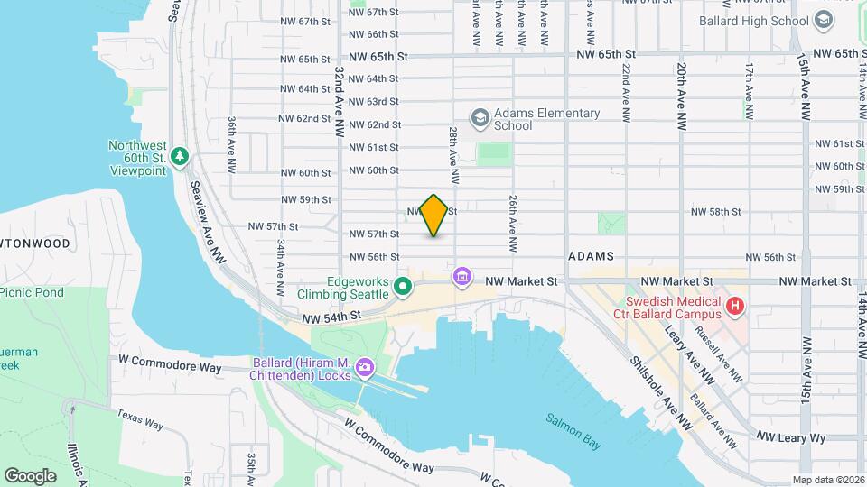 2823 NW 57th St, Unit 1112 Map and Location Details