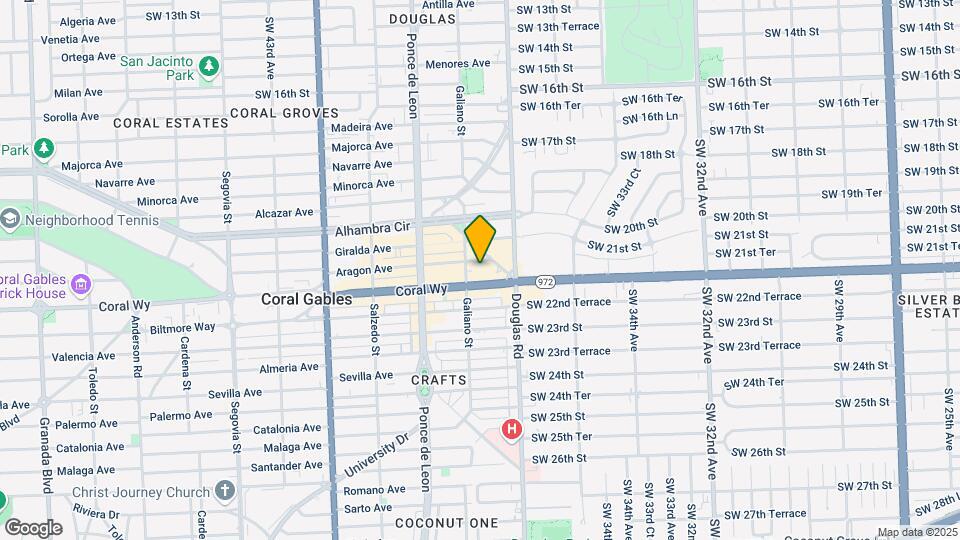 10 Aragon Ave Map and Location Details