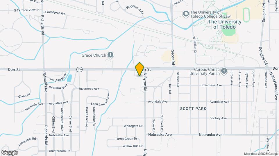 1133 N Byrne Rd Mapa y Detalles de la Ubicación