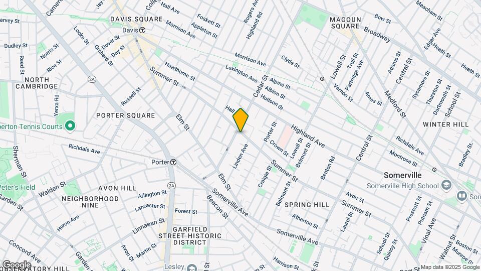 254 Summer St, Unit 3 Map and Location Details