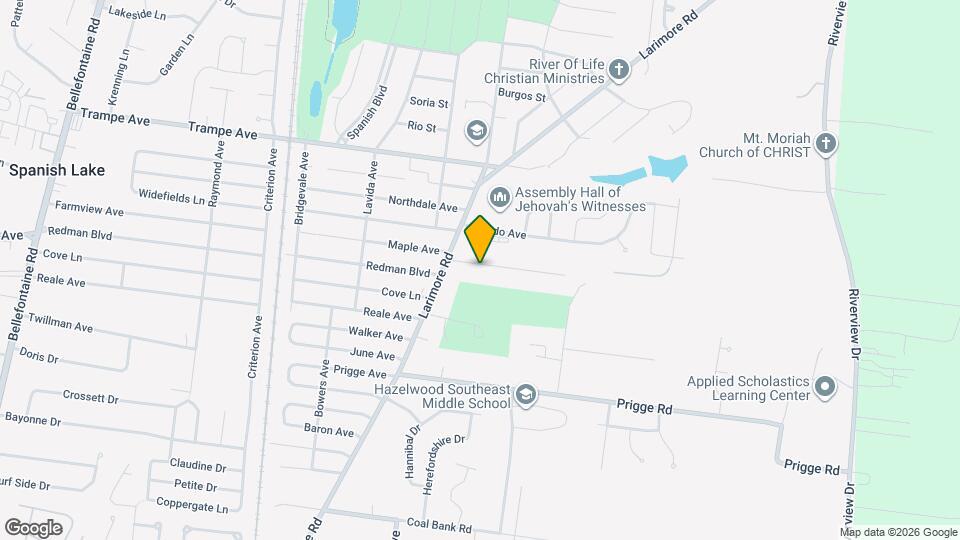 1044 Farmview Dr Map and Location Details