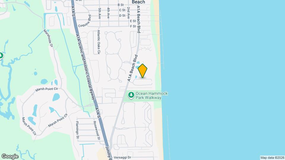 890-A1A A1A Beach Blvd, Unit SI FL1-ID1253508P Map and Location Details