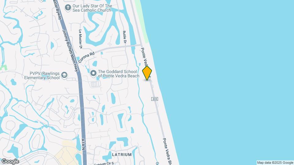 628 Ponte Vedra Blvd Map and Location Details