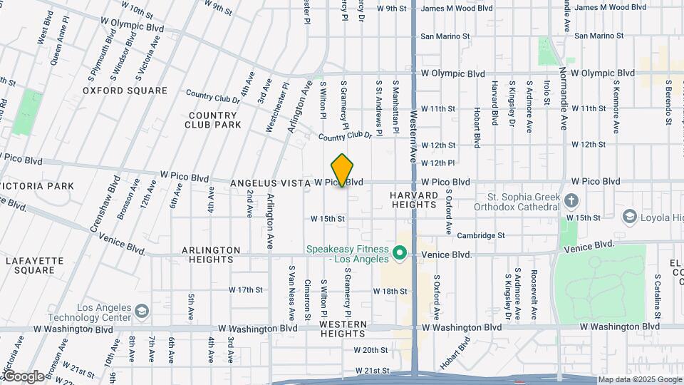 Pico/Gramercy Apartments Map and Location Details