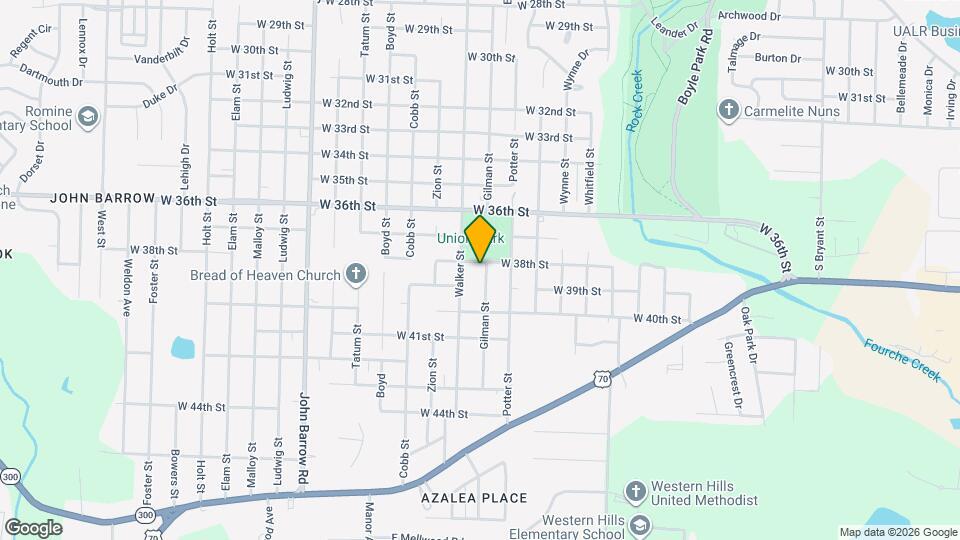 3804 Gilman St Map and Location Details