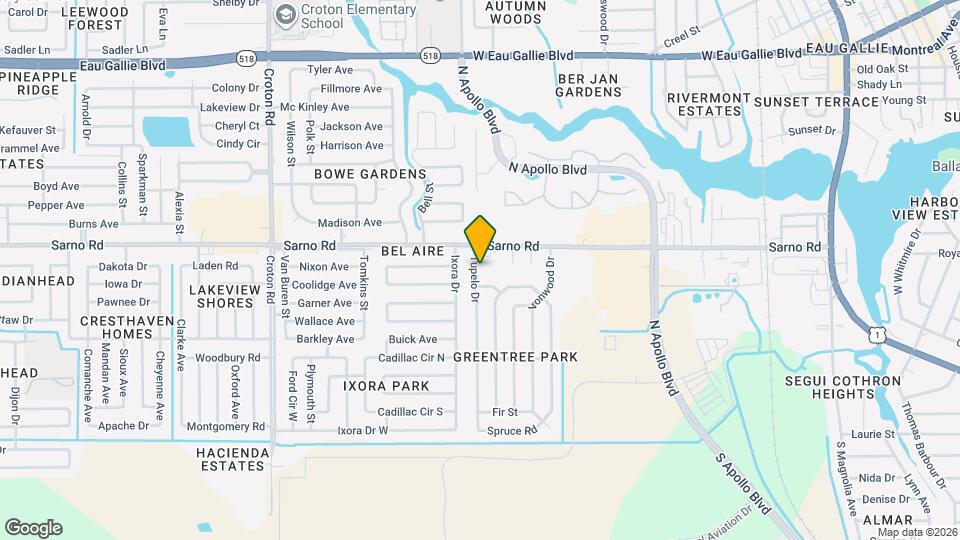 849 Tupelo Dr Map and Location Details