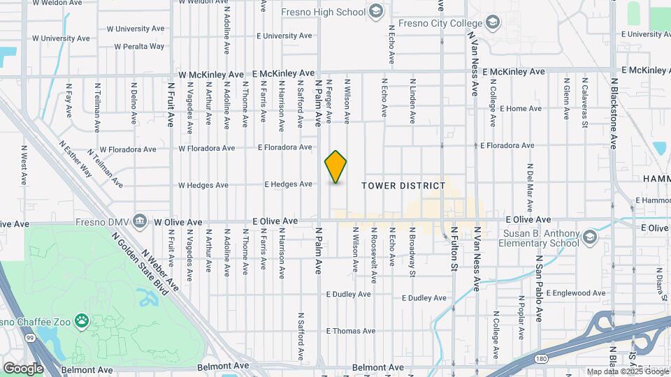 1284 N Ferger Ave Map and Location Details