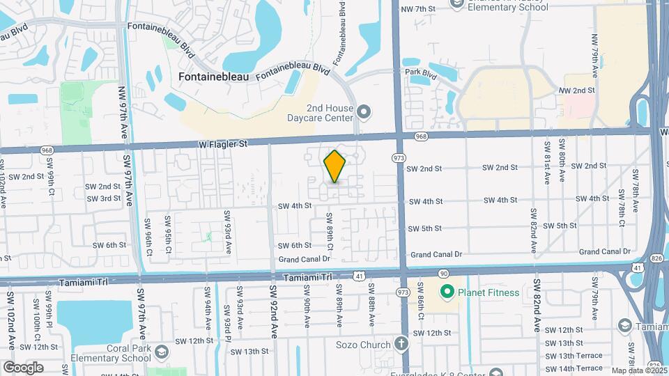 8980 W Flagler St, Unit 201 Map and Location Details