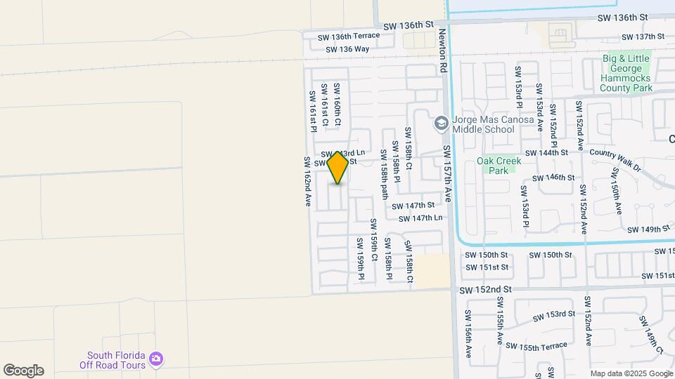 14532 SW 160th Ct Map and Location Details