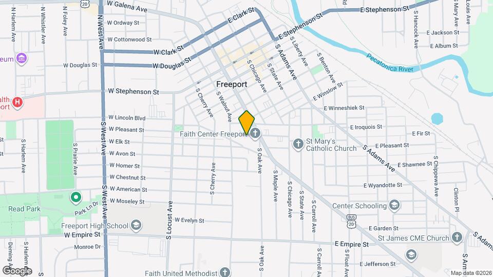 227 W Pleasant St Map and Location Details