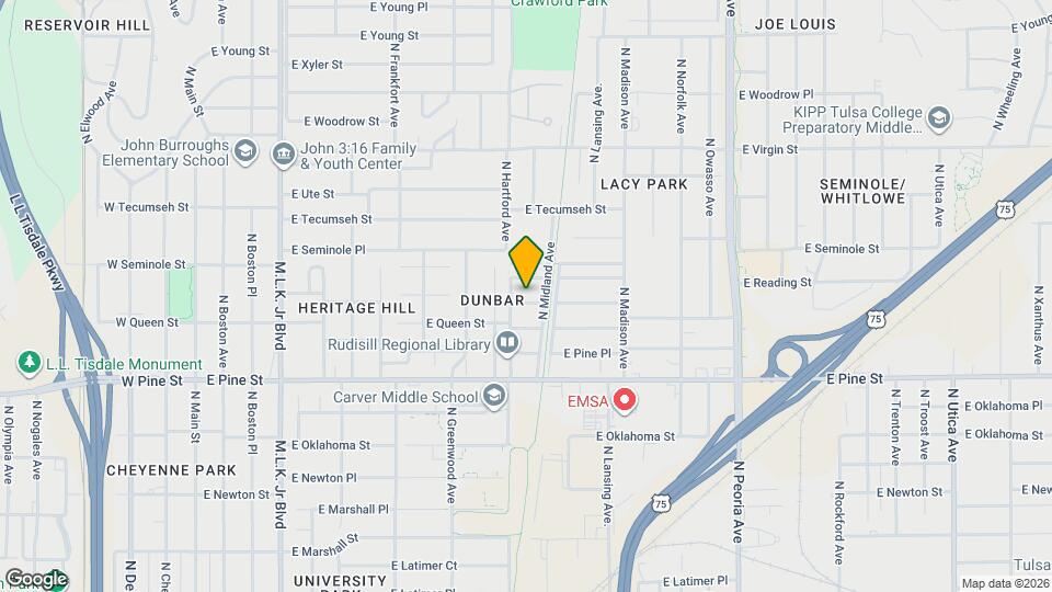 715 E Queen Pl Map and Location Details