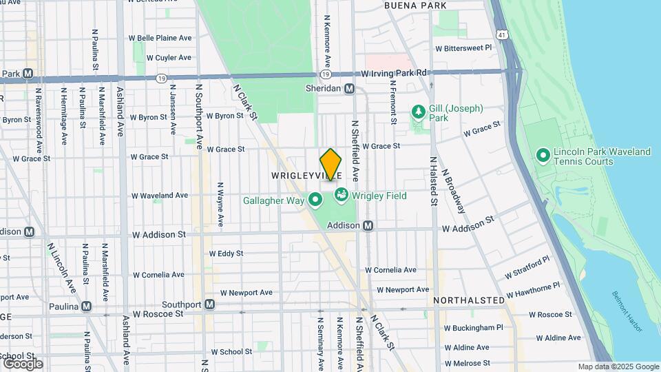 1038 W Waveland Ave Map and Location Details