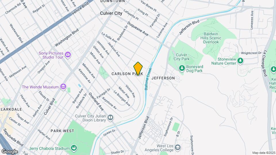 4268 Jackson Ave Map and Location Details