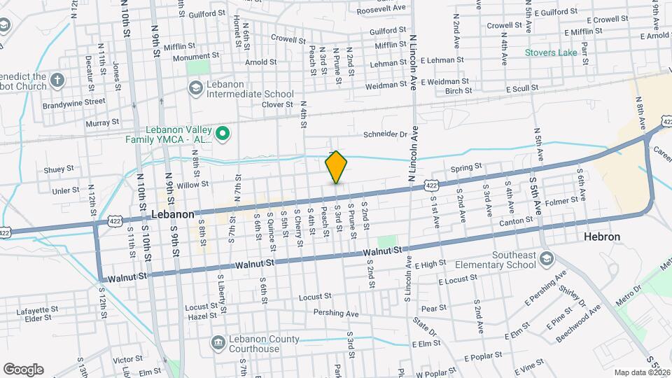 10 N 3rd St Map and Location Details