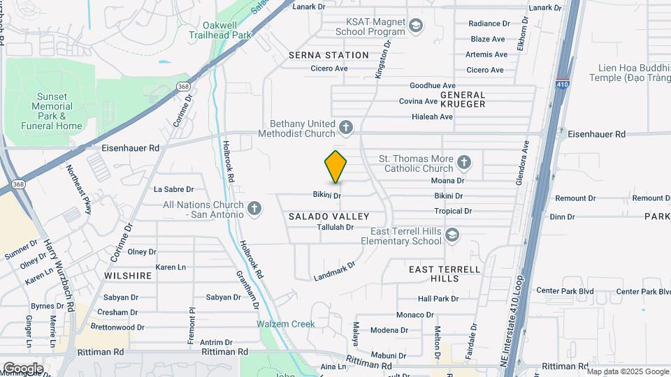 6907 Palm Bay Dr Map and Location Details