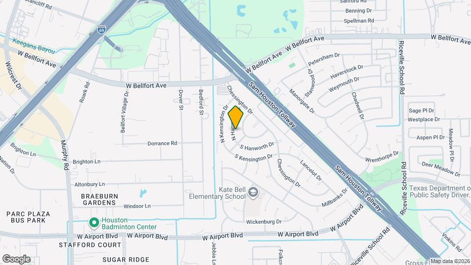 11915 N Hanworth Dr Mapa y Detalles de la Ubicación