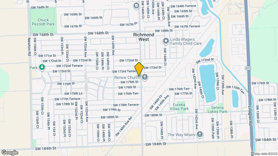 14700 SW 174th St Map and Location Details