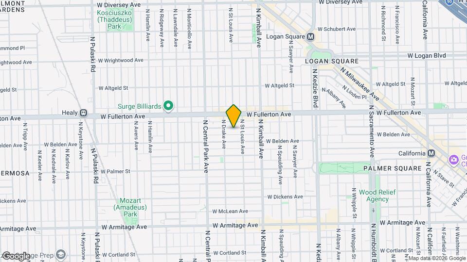 3519 W Medill Ave Map and Location Details