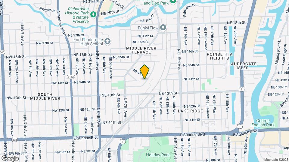 1353 Holly Heights Dr Map and Location Details