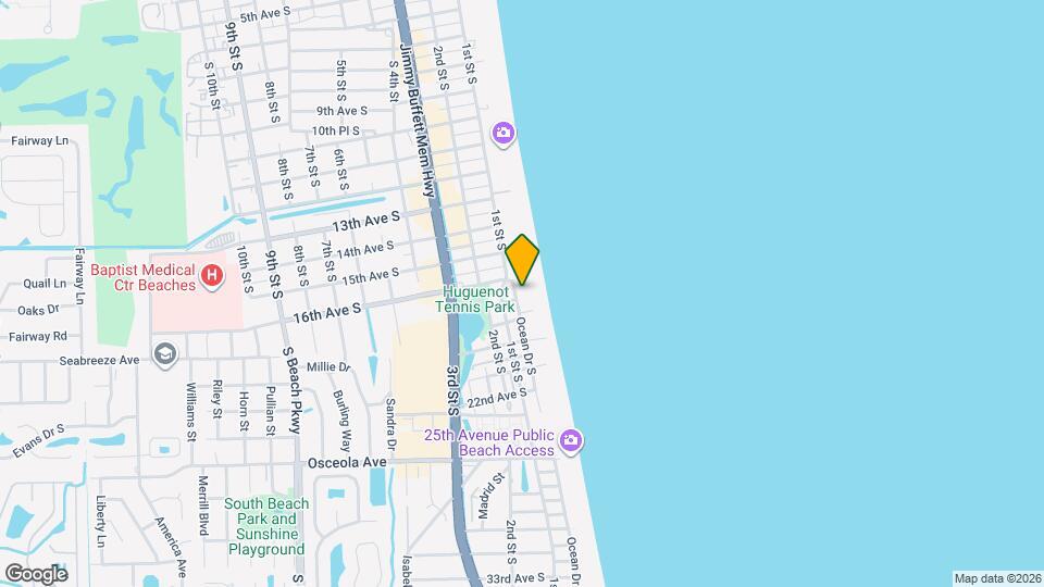 903 Ocean Dr S Map and Location Details