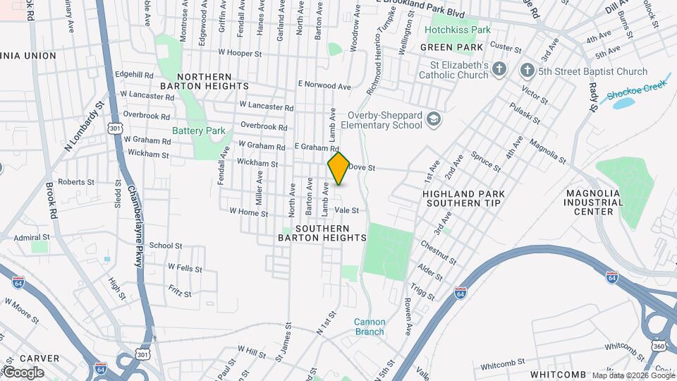 2112 Monteiro Ave Map and Location Details