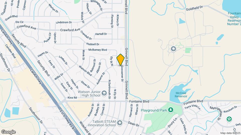 6216 Gossamer St Map and Location Details
