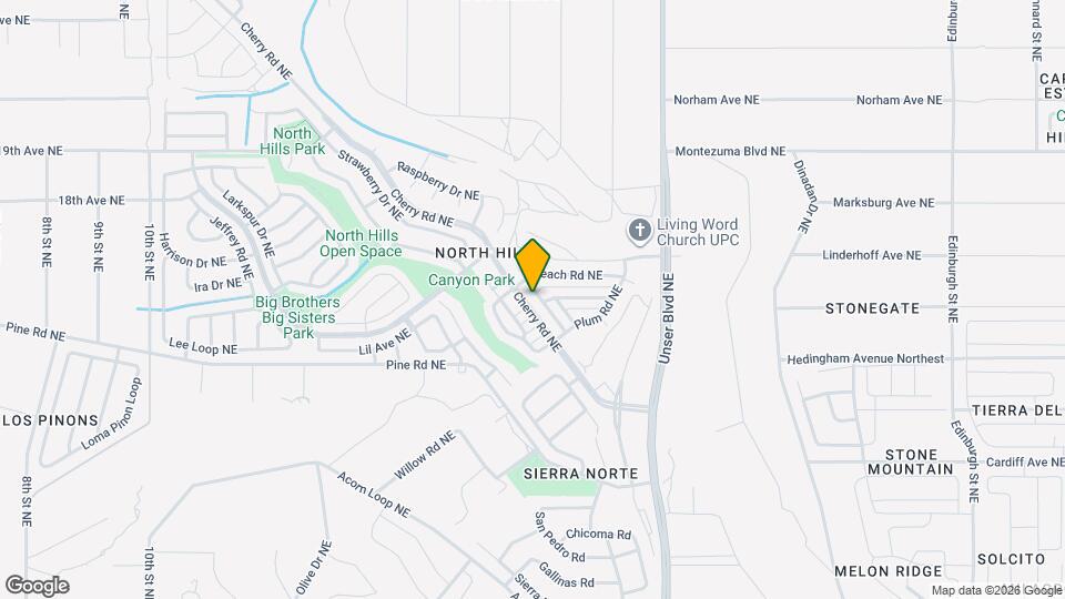 1645 Hollyberry Dr NE Mapa y Detalles de la Ubicación