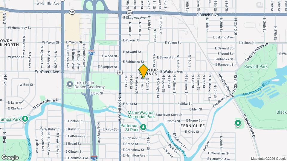 8303 N 11th St Map and Location Details