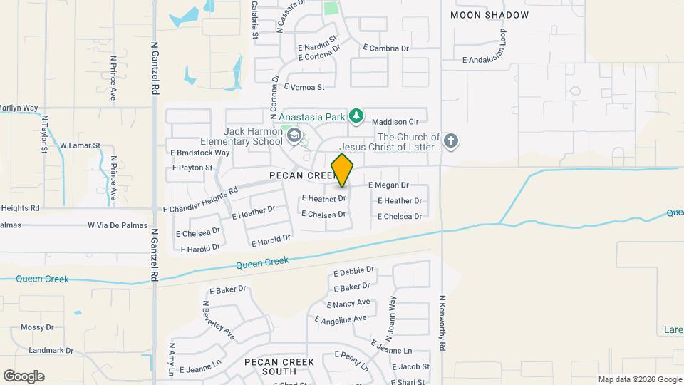 1280 E Heather Dr Map and Location Details