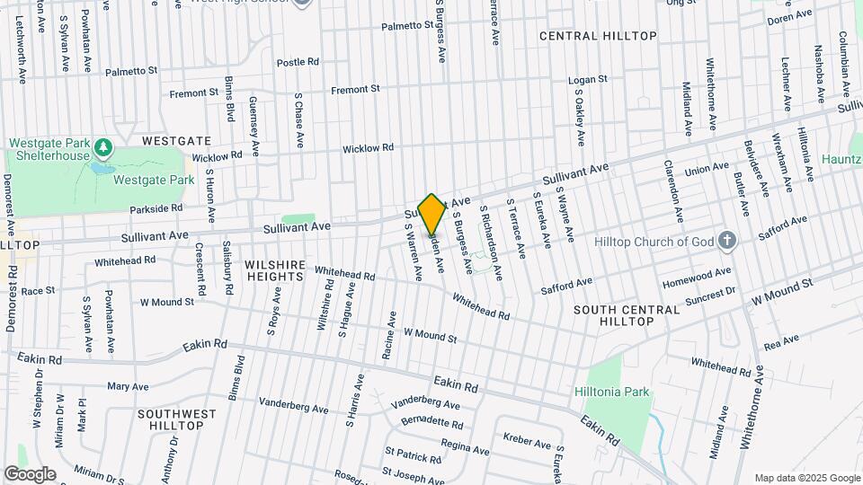 587 S Ogden Ave Map and Location Details