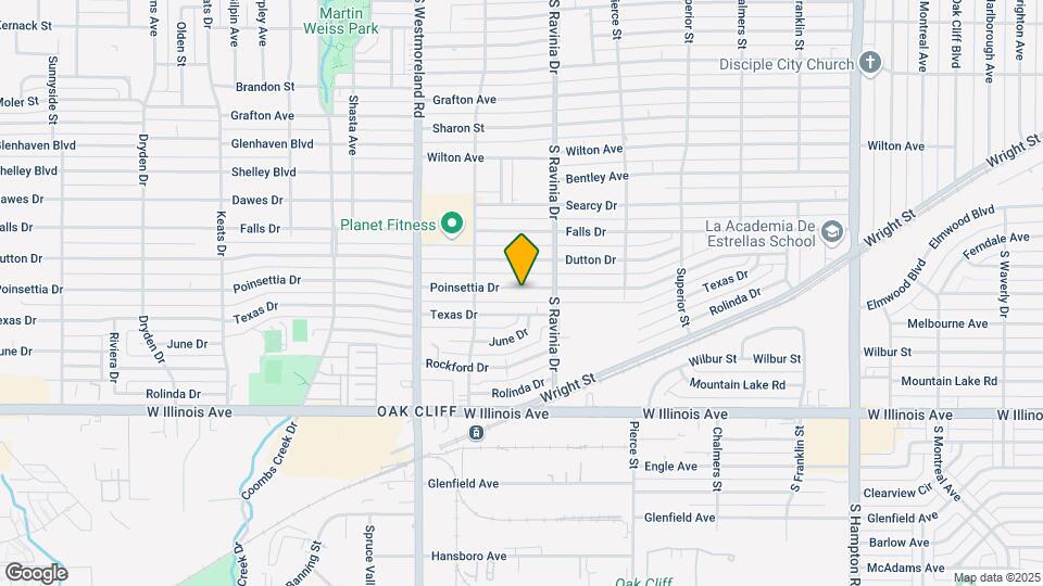 2930 Poinsettia Dr Map and Location Details