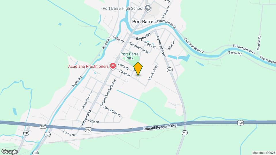 Port Barre Manor Apartments Map and Location Details