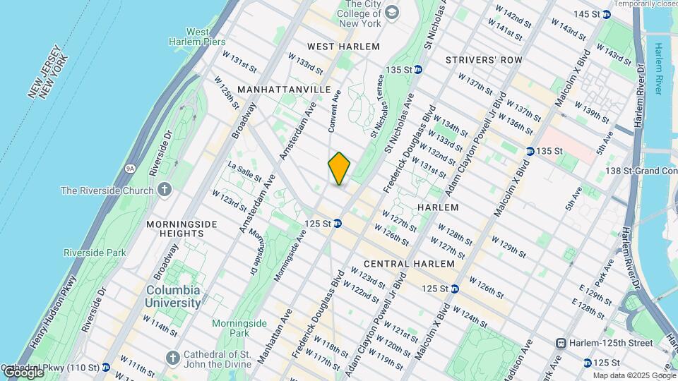 368 W 127th St Map and Location Details