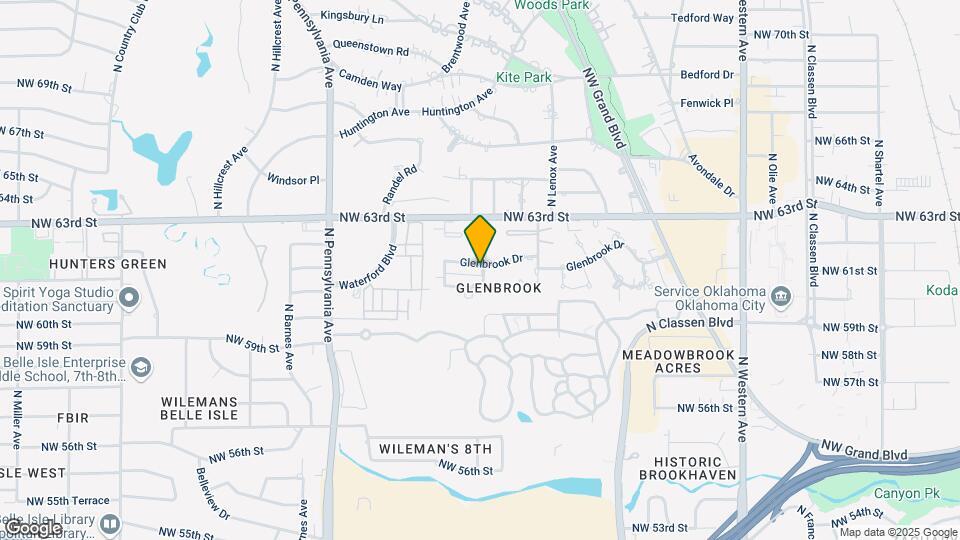 1510 Glenbrook Dr Map and Location Details