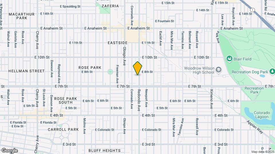 757 Redondo Ave Map and Location Details